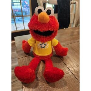 2013 Playskool Sesame Street Lets Imagine Elmo Musical Talking Plush Toy Doll